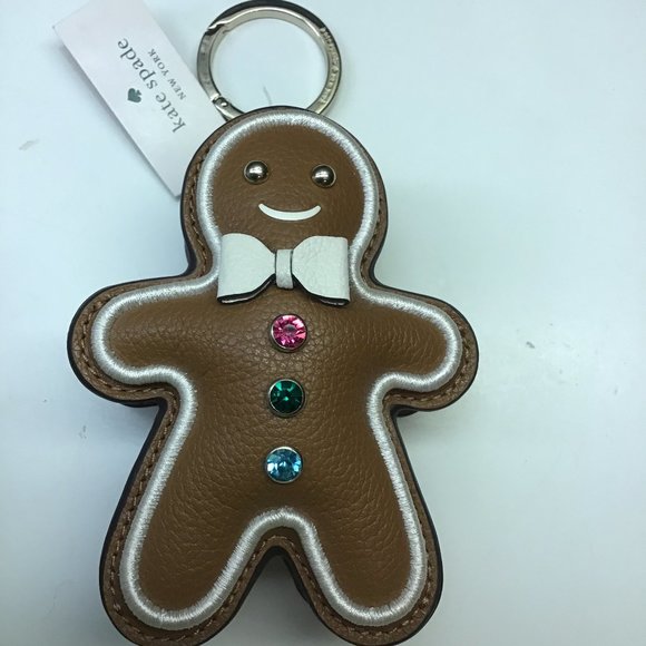 Kate Spade New Gingerbread Boy Key Ring